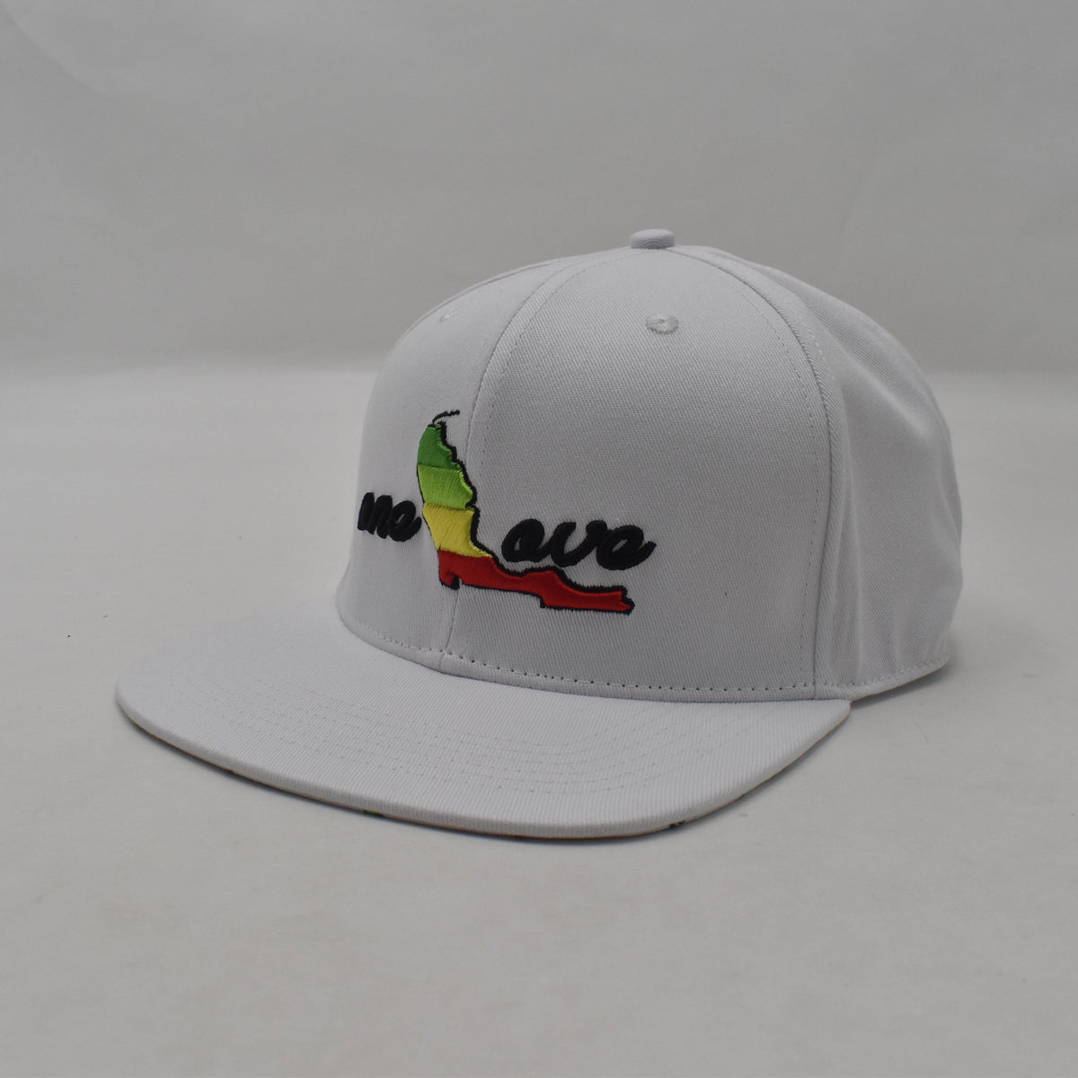 One Love Flex-Fit White/Rasta Florida Love One – Hat